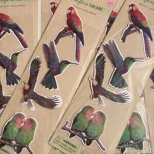 Bird  Stickers (Lot of 6 Packs)  Arts & Crafts Scrapbooking (NEW)
